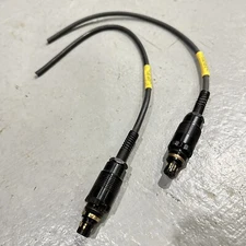 2 CVC Crewman Helmet Communication Cable Male Bail-Out Military Radio Connector