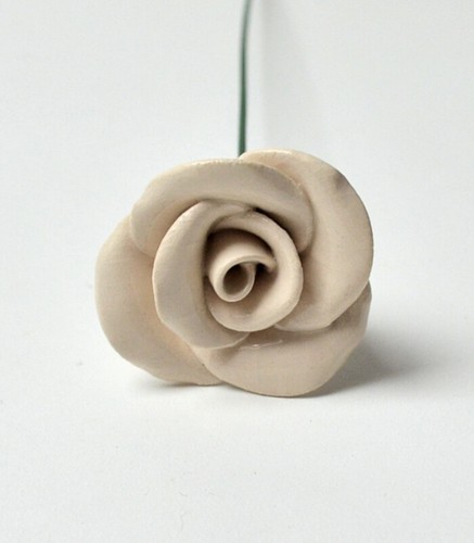 Handmade Ceramic rose, home decoration, love gift - Picture 8 of 13