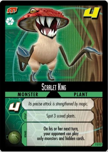 Juego de cartas coleccionables Enemy Scarlet King (lámina) - 1S117 - Imagen 2 de 2