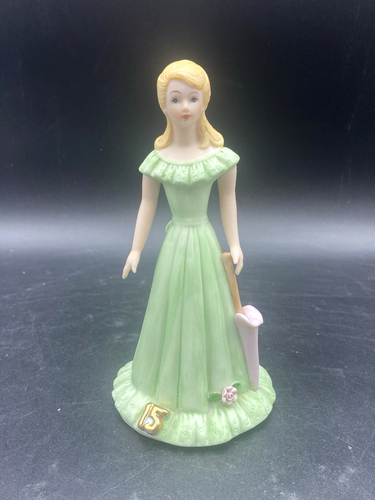 1982 Growing Up Birthday Girls 15 YEARS OLD Blonde Hair Enesco