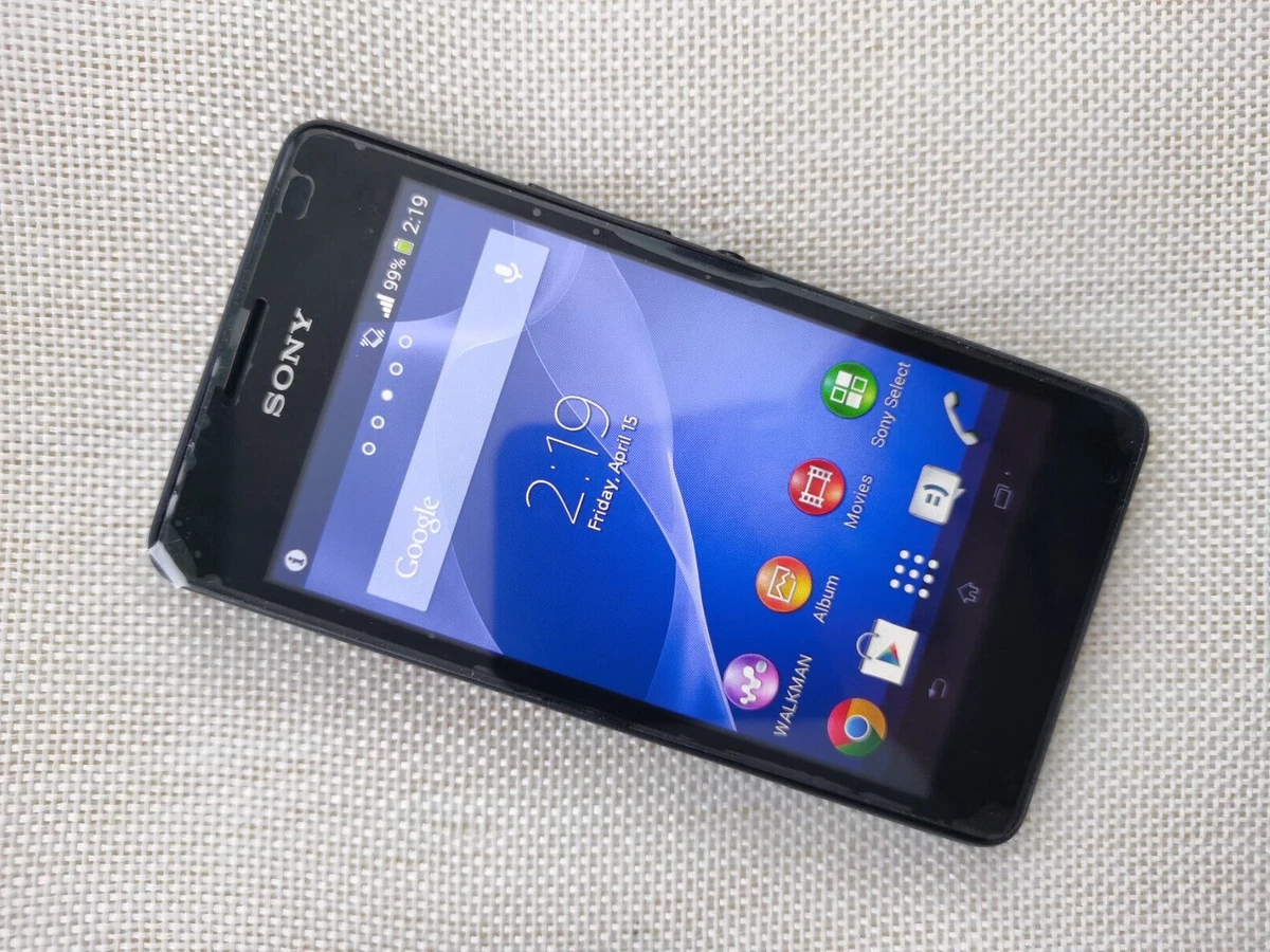 Sony Ericsson XPERIA E1 D2005 - Black (Unlocked) Smartphone Mobile | eBay