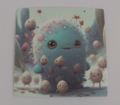 Colorful Cute Fantasy Creatures Sticker 1 7/8'' (AAB)