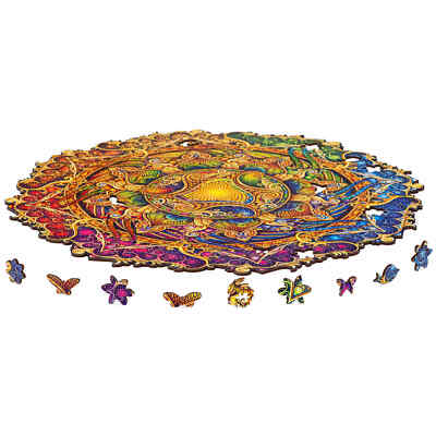 Octopus Puzzle UNIDRAGON Original Tru00e4pussel Skyddande Drake