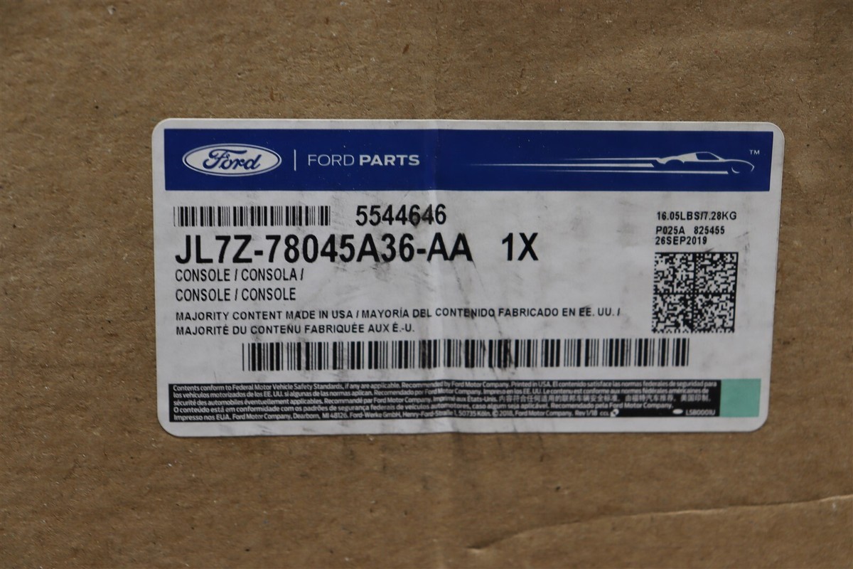 NEW OEM Ford Rear Center Console Panel JL7Z-78045A36-AA Lincoln