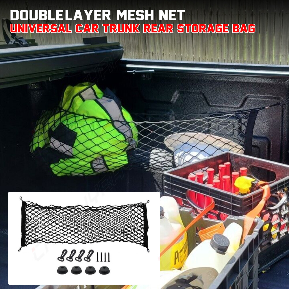 Cargo Net For Chevrolet Tahoe Suburban GMC Yukon Cadillac Escalade 2015-2022 – SHENKENUO, Black Nylon