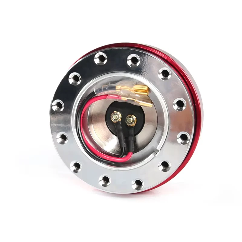 Mozzo sgancio rapido UNIVERSALE volante VARI COLORI kit completo con viti - Bild 4 von 4