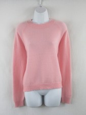 NWT Minnie Rose 100 Cashmere Crewneck Pullover Sweater L K776