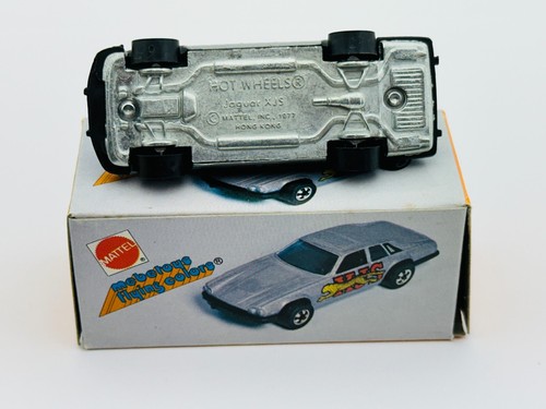 Hot Wheels MEBETOYS Blackwall JAGUAR XJS Gray Flying Colors NEW in BOX !!! - Picture 3 of 5