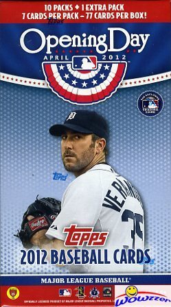 2012 Topps Opening Day Baseball HUGE Factory Sealed Blaster Box-77 Cards! - Picture 1 of 1
