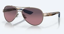 Costa Del Mar Loreto Golden Pearl / Rose Gradient Polarized Glass 580G - NEW