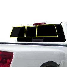 Precut Rear Windshield Nano Ceramic Window Tint Film Fits Titan Extended Cab