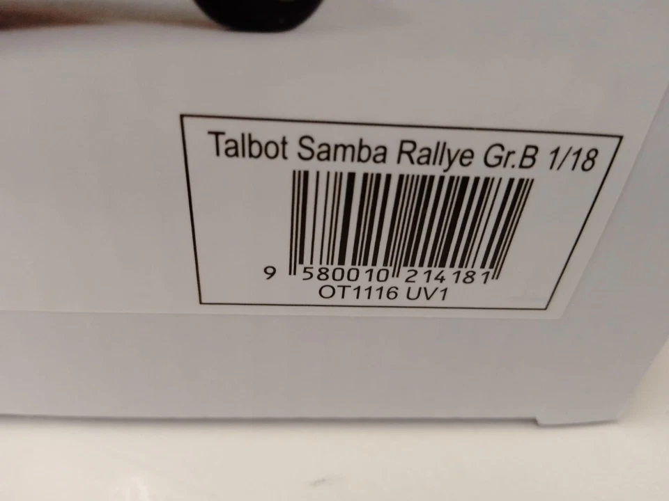 Ottomobile Talbot Samba #21 Bouquet Tour de Corse 1985 1/18 OT1116 - Immagine 4 di 4