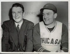 1941 Press Photo Lou Stringer and Jimmy Wilson at Catalina Island, California
