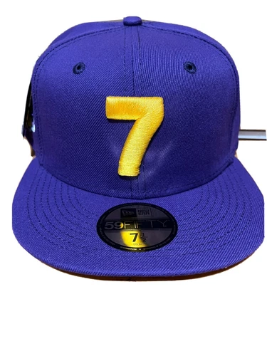 The Compound 7 x LA Lakers 59Fifty New Era Hat Cap Fitted Sz 7 1/2 NWT