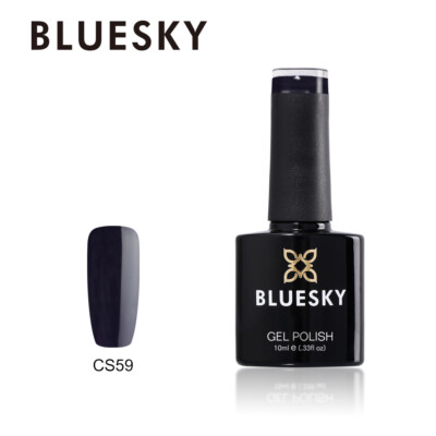 BLUESKY GEL NAIL POLISH BLUE INDIGO PURPLE AUTUMN WINTER CS59