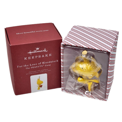 HALLMARK PEANUTS FOR THE LOVE OF WOODSTOCK METAL CHRISTMAS  display picture 1
