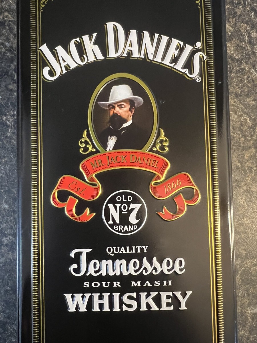 Jack Daniel's Old No. 7 Tennessee Whiskey Tin Heritage Series 1857