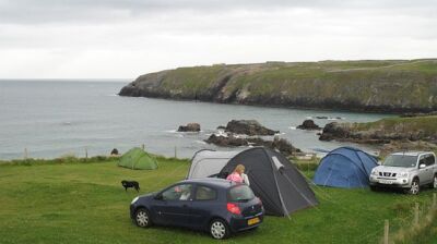 Foto 6x4 Sango Bay Campingplatz Durness Der Campingplatz in Durness. Es hat die c2008