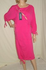NELITA PINK DRAWSTRING DRESS SZ XL NEW