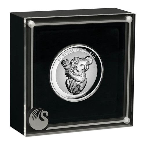 2020 - KOALA - 1oz .9999 silver (Incused Piedfort) design proof quality coin - Picture 3 of 5