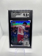 Christopher Nkunku 2020/21 Topps Stadium Club Chrome Refractor SGC 9.5 Leipzig