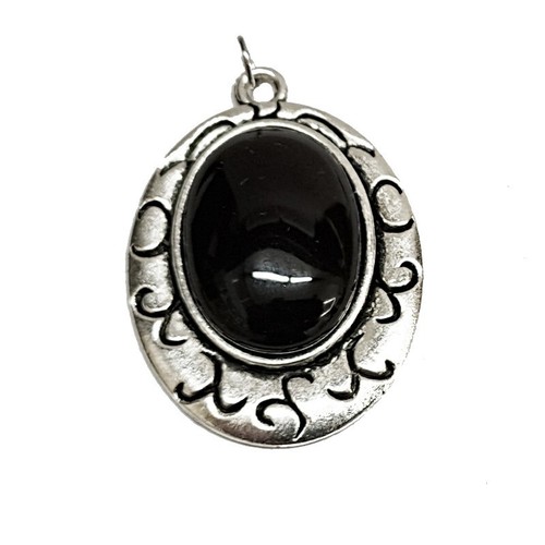 COLGANTE PIEDRAS SEMIPRECIOSAS variadas Ovales 25x18mm y Estuche regalo. Nuevo - Imagen 8 de 25