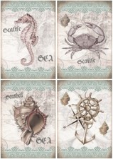 Decoupage-Bastelpapier-Softpapier-Serviettentechnik-Vintage-maritim-12266
