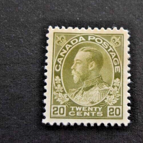 1911 Canada Stamp - Scott #119 - 20 Cent Geo. V Admiral Issue - MLH/OG/VF - Picture 1 of 2