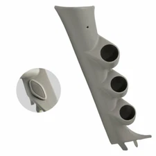 GlowShift Tan Triple Gauge 52mm Pillar Pod for 2007-2013 GMC Sierra Duramax