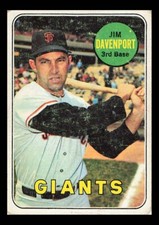 1969 Topps - #102 Jim Davenport-Read Condition