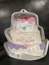Wilton Happy Birthday Topsy Turvy Cake Pan Comes With Instructions