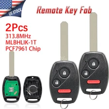 Replacement for 2007 2008 2009 2010 2011 2012 2013 Honda CR-V Remote Key Fob (2)