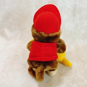 Rare 1999 Diddy Kong Donkey Kong Vintage Plush Doll Banpresto Nintendo NES