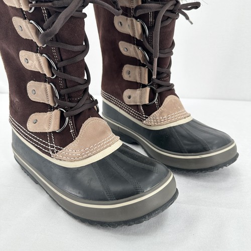 Women's Sorel Joan of Artic Size 8 Waterproof Faux Fur Winter Boots Brand New - Picture 7 of 16