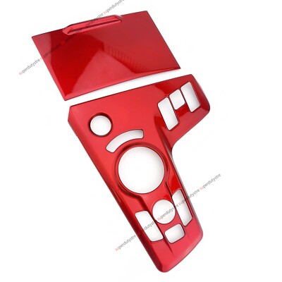 Gloss Red Center Console Gear Shift Panel Cover Trim For Kia Sportage 2023-2025