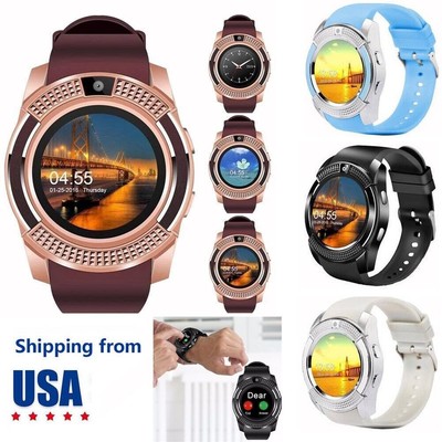 Bluetooth Smart Watch Fitness Tracker Phone Mate GSM Watch for Android Phones