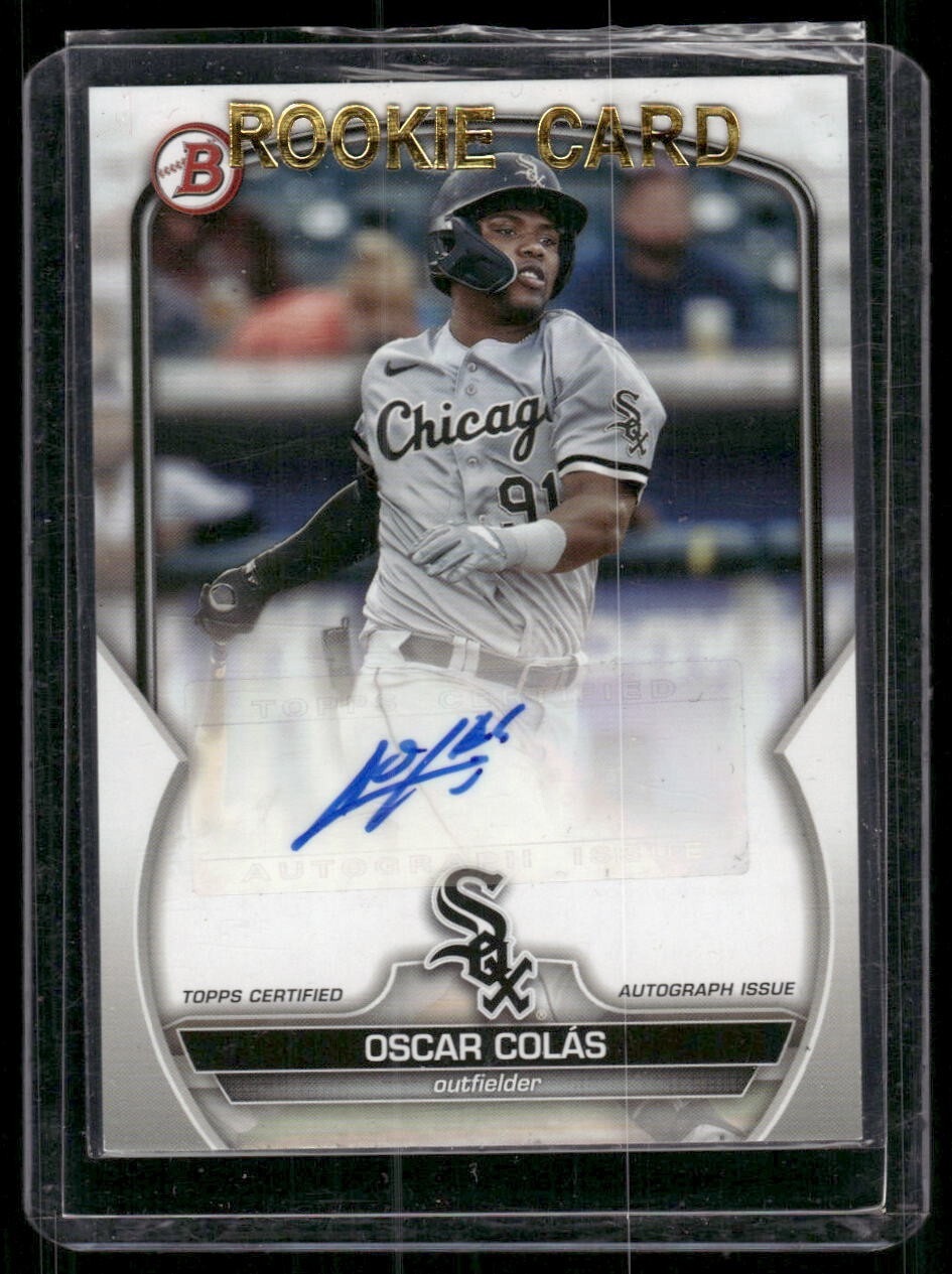 OSCAR COLAS 2023 Bowman Paper Prospects Auto Autograph PPA-OC Chicago White Sox