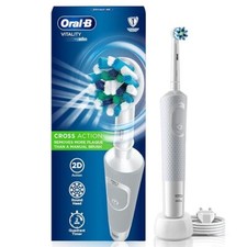 Oral B Vitality Rechargeable Rotating Electric Toothbrush for Adults, 2 Brushing