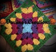 Handmade Granny Square Crochet