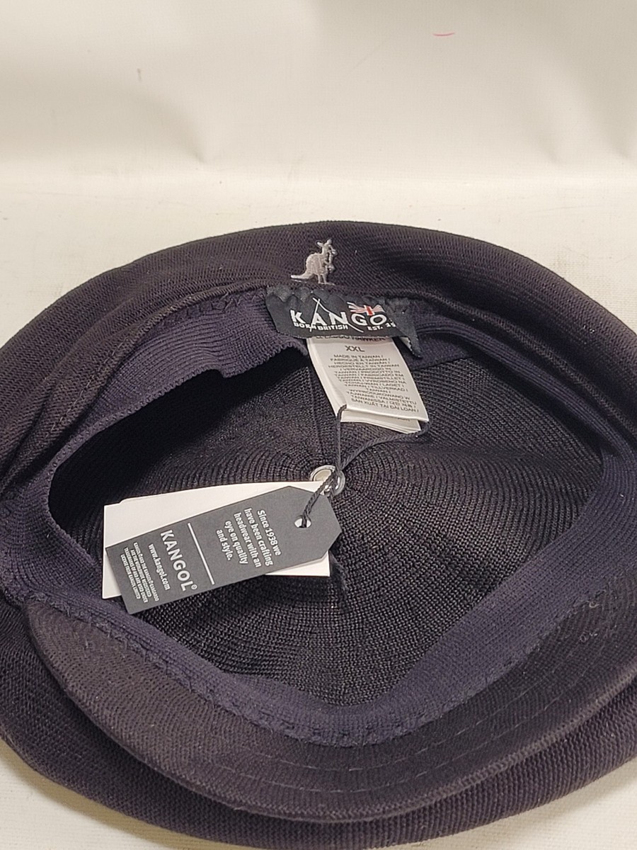 Kangol Bamboo Hawker Newsboy Cap Black XXL 265530