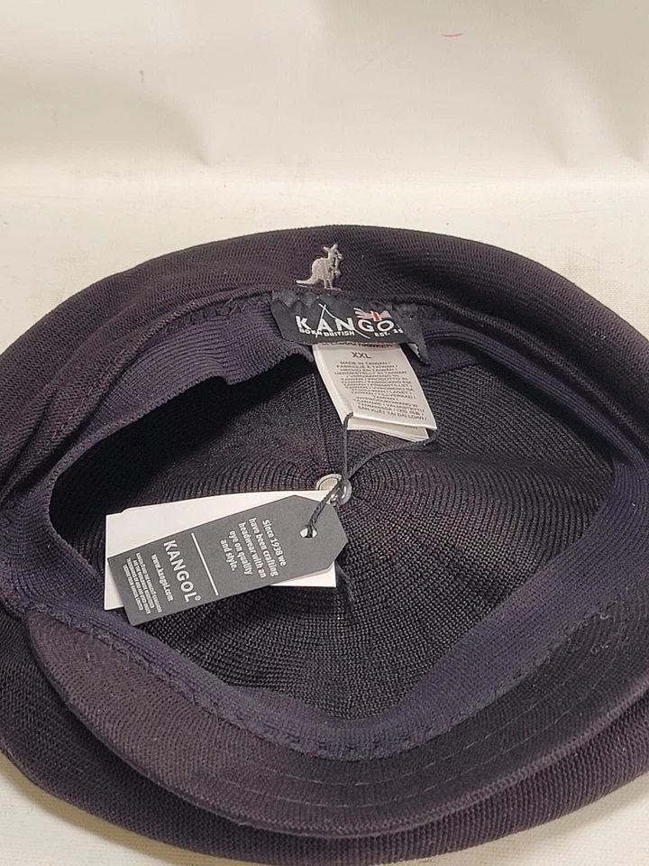 Gorra de Newsboy Kangol Bamboo Hawker Negra XXL 265530 Foto 2 de 4