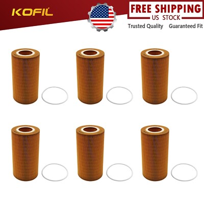 【6PCS For DAF With O-Ring Engine Oil Filter 1948921PE ,LF16233,P550812,LP6043