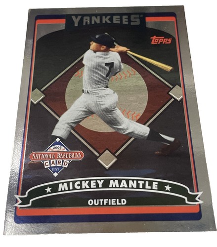 パインタール　mlb メジャー　松脂　グリップガード　廃盤モデル 2006 Topps National Baseball Card Day Inserts #T2 Mickey Mantle