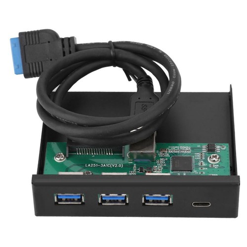 3 Port USB3.0/3.1 +1Type C Interface Front Panel Expansion Bay Card Adapter Hot - Afbeelding 2 van 9