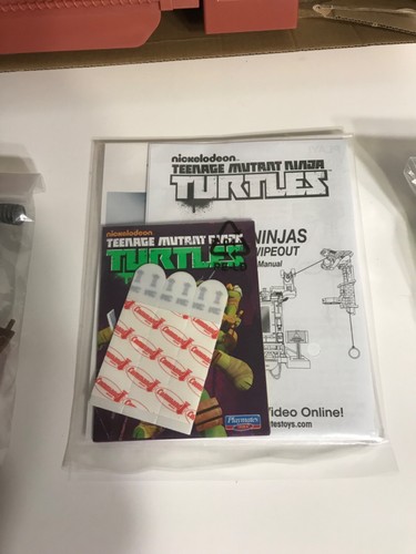Vintage Nuovo Open Box Playmates Nickelodeon TMNT Finestra Wipeout Azione Zip-Line - Foto 16 di 19