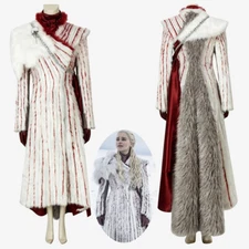 Game of Thrones Season 8 Daenerys Targaryen  Costume Cosplay Suit Outfit