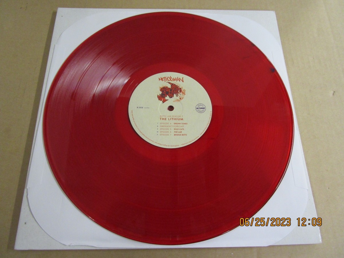 METHOD MAN Meth Lab Season 2 The Lithium 2XLP Red Vinyl Used