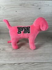 Pink Nation Plush Dog Victoria  s Secret 13" Fall 2018 Capri Pink VS Collectible