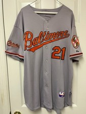 #21 Nick Markakis Baltimore Orioles 48 Grey Away Jersey Authentic Cool Base