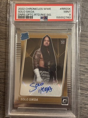 2022 Panini Chronicles WWE - Donruss Optic Rated Rookie Signatures Solo Sikoa...